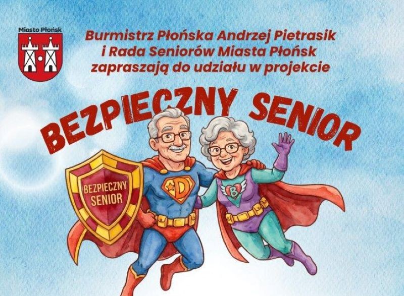 Rusza projekt „Bezpieczny Senior”. Pierwsze zajęcia niebawem